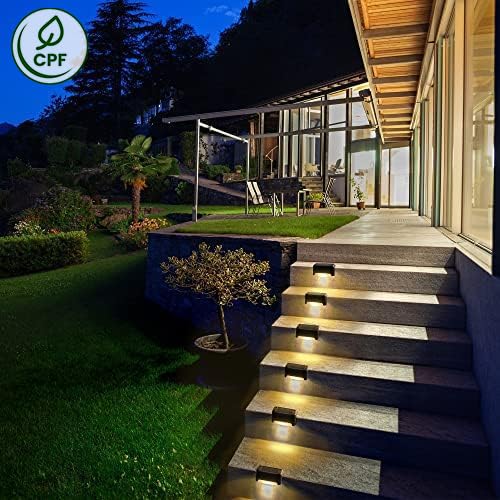 Solar Deck Lights Outdoor 20 Pack (20 / Warm White)