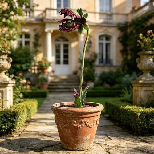 Whimsical Metal Carnivorous Plant Garden Stake (D)