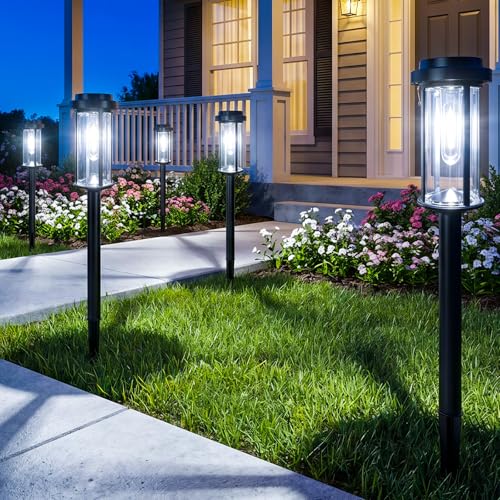 12 Pack Solar Lights Outdoor (12 Pack - White)