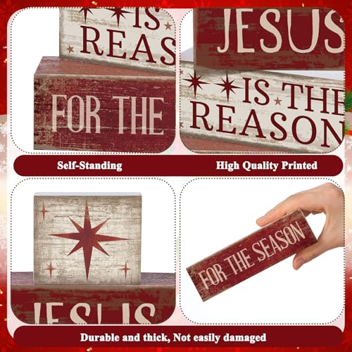 4 Pcs Christmas Table Decor (Jesus)