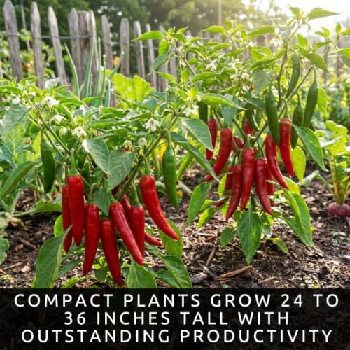 Red Cayenne Pepper Seeds for Planting (Red Cayenne)