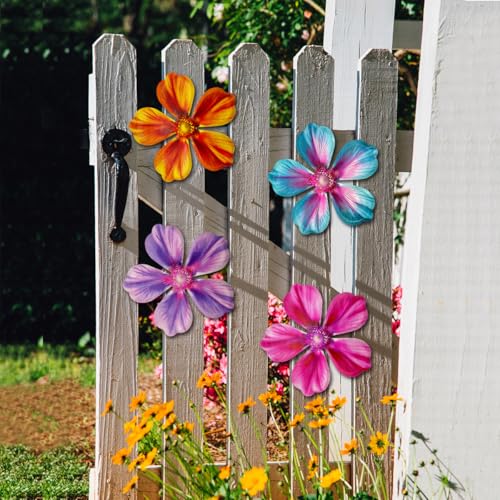 Metal Flowers Wall Decor (Flowers-H)