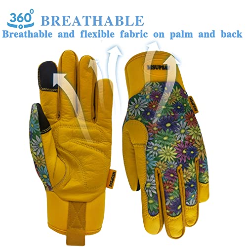 2 Pairs Gardening Gloves (2 Pairs Per Pack-colorful Flowers / Small)