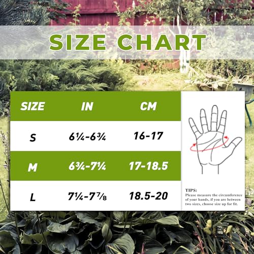 Gardening Gloves for Women (White / Large (Pack of 1))