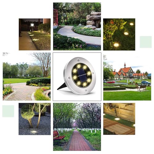 Solar Lights Outdoor Waterproof (Warm)