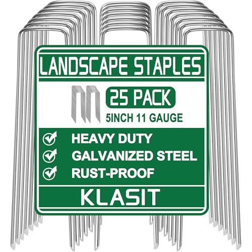 Garden Stakes 5Inch (Silver / 25Pack)