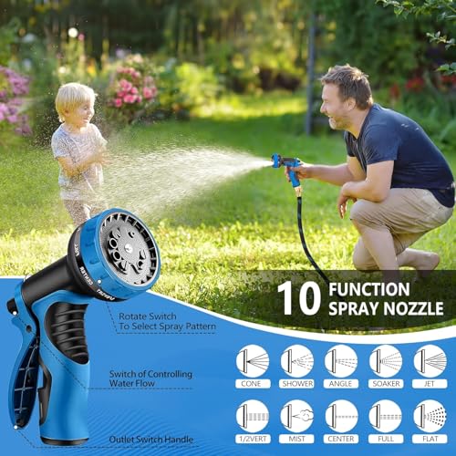 50 FT Non Expandable Garden Hose (Blackblue / 50ft)