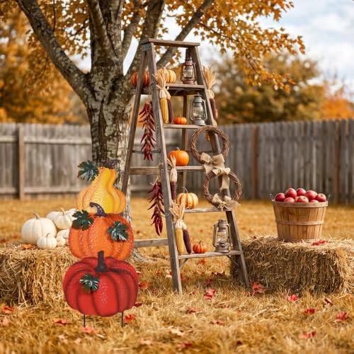 Outdoor Fall Decorations for Home (Yellow)