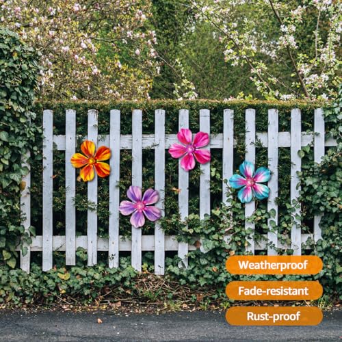 Metal Flowers Wall Decor (Flowers-H)