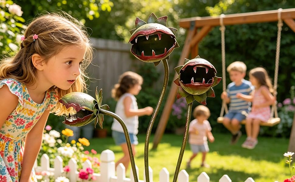 Venus Flytrap Carnivorous Plant Garden Stake