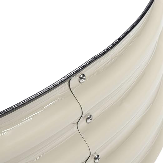 Raised Garden Kit 304 Stainless Steel Raised Bed Oval Shape 11in High, and Stable Raised Bed Kit Raised Plant Beds Vegetables Plant Bowl Large (White)