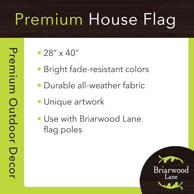 Briarwood Lane Colorful Watering Can Spring Burlap House Flag