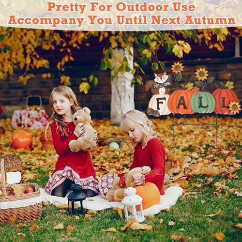 Fall Decorations Outdoor Garden Stakes