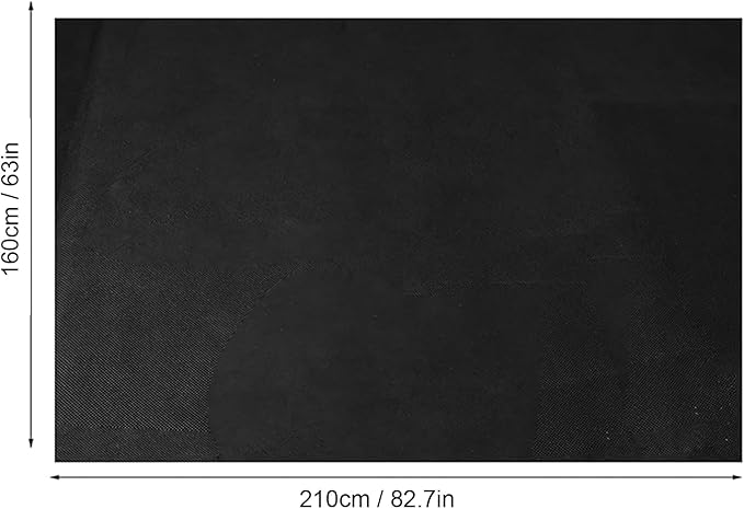 AMAKO Vegetable Raised Bed Fabric Liner Breathable Nonwoven Garden Liner for Large Raised Beds Vegetable Troughs Planters 160x210cm 63x82.7in