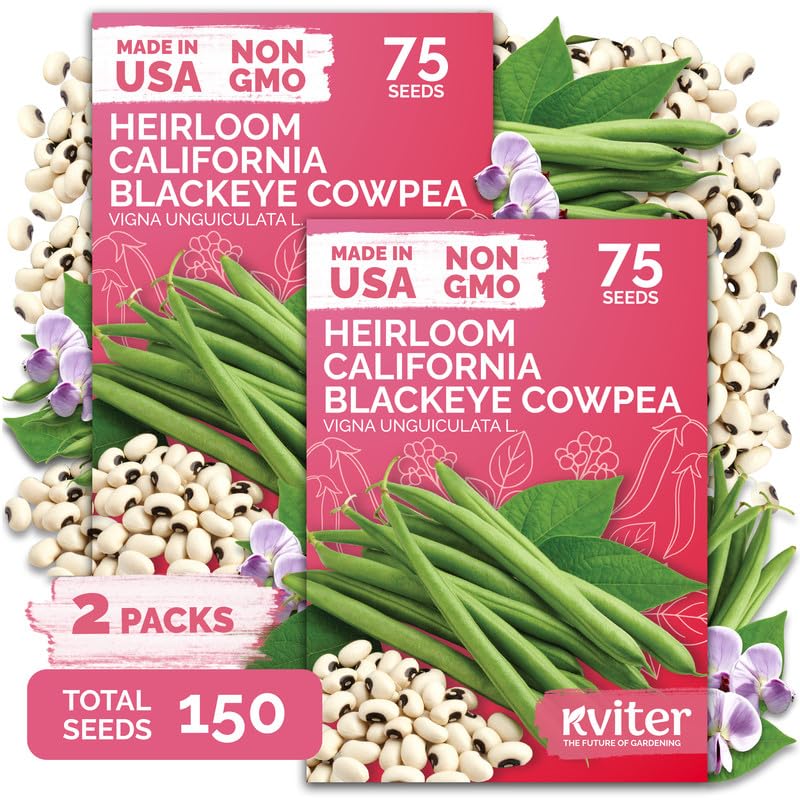 150 California Black Eyed Peas Vegetable Seeds
