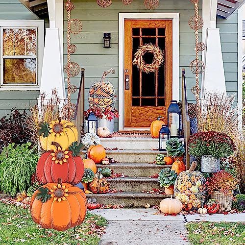 Fall Decorations for Home Outdoor (Red)