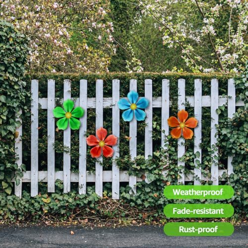 Metal Flowers Wall Decor (Flowers-E)