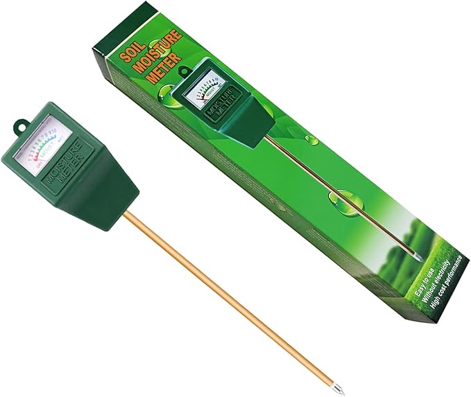 Soil Moisture Meter,Plant Hygrometer Moisture Sensor Plant Water Monitor for Potted Plants,Garden,Farm, Lawn(No Battery Needed)