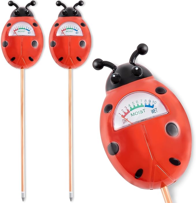 Tennedriv Green 2 Pack Soil Moisture Meter for House Plants, Plant Water Meter,Plant Moisture Meter for House Plants and Outdoor Plants, No Batteries Required
