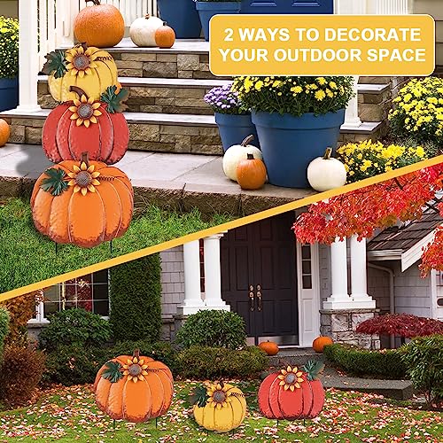 Fall Decorations for Home Outdoor (Red)