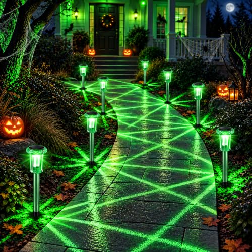 Halloween Solar Outdoor Lights (Green)