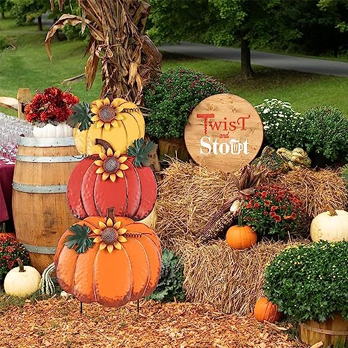 Fall Decorations for Home Outdoor (Red)