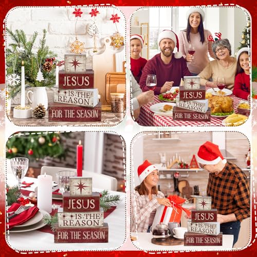 4 Pcs Christmas Table Decor (Jesus)