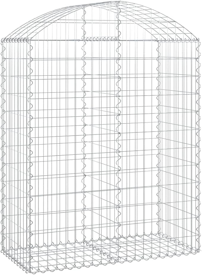 Tomato s Box for Vegetables Plant Stands Arched Gabion Basket 39.4"x19.7"x47.2"/55.1" Galvanized Ironfor Patio Balcony backyards