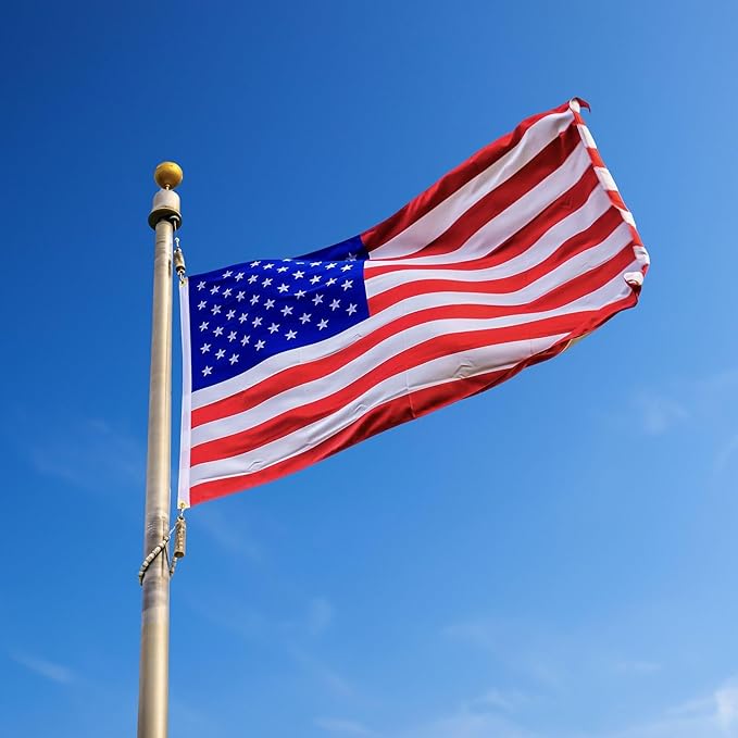 Allied Flag United States 3' x 5' Embroidered Nylon American Flag | Premium Quality, Outdoor Durable, Heavy‑Duty Construction for Residential or Commercial Use
