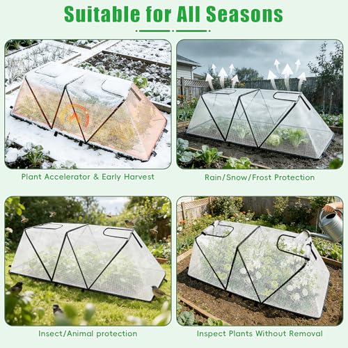 2 Pack Foldable Plant Covers Freeze Protection (Foldable-2Pack)