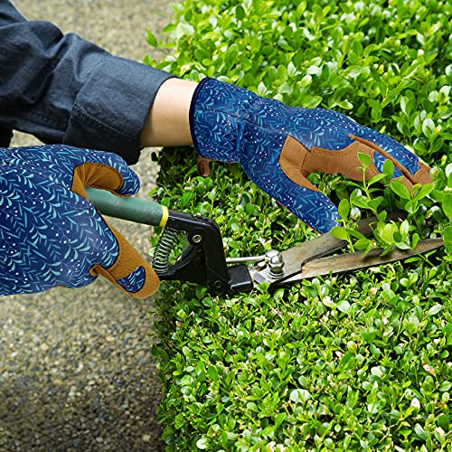 Gardening Gloves for Women (D-blue)
