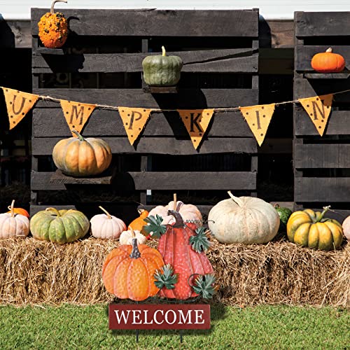 Fall Decorations for Home Outdoor (Orange)
