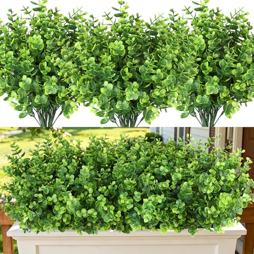 Artificial Greenery Eucalyptus Boxwood (Eucalyptus / 12PCS)