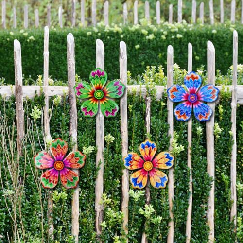 Metal Flowers Wall Decor (Flowers-B)