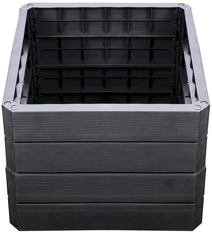 645115 Exaco Ergo Small Raised Bed, Square, Anthracite