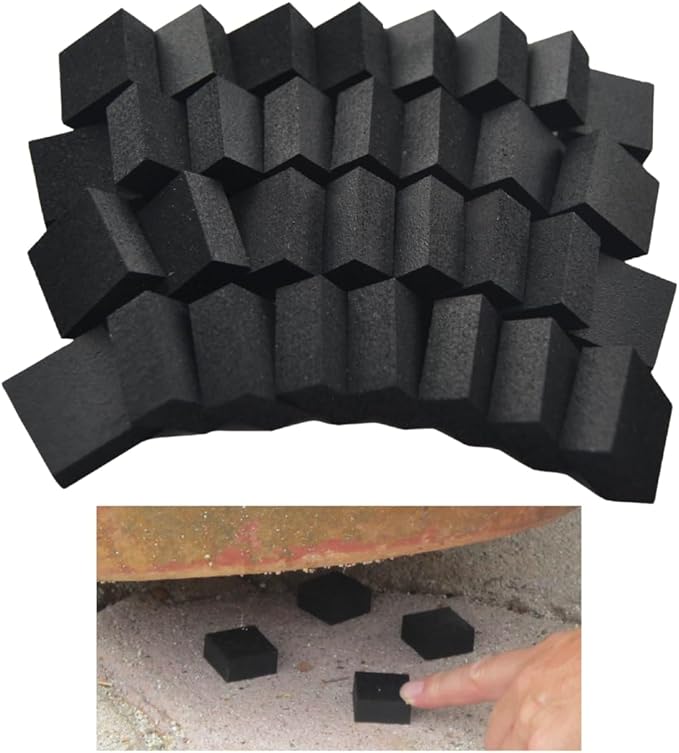 '- Invisible Pot Feet to Elevate up to 8 Flower Plant Planters or Statues | - Image 2