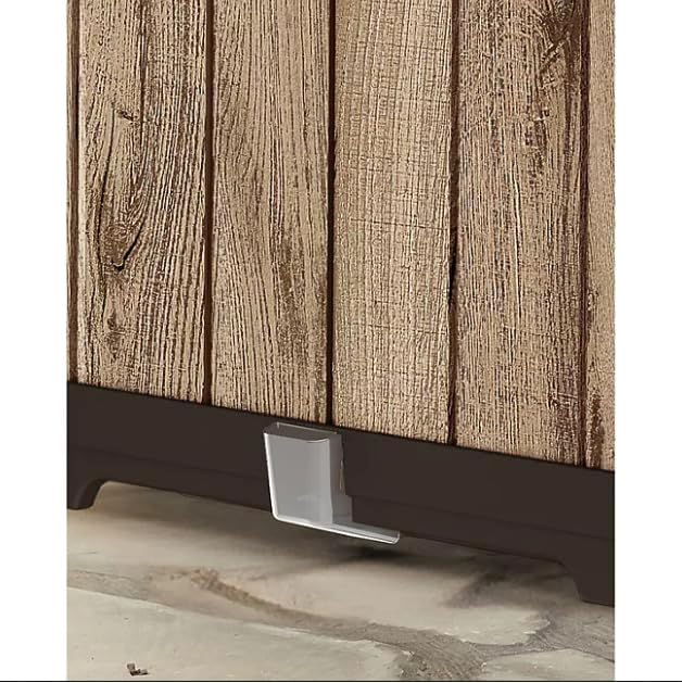 Raised Garden Bed Outdoor Planter Box, Wood-Look, Weather-Resistant, for Vegetables, and Flowers – Backyard, Patio, or Balcony Gardening (18" Resin-20 Gal.)