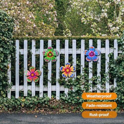 Metal Flowers Wall Decor (Flowers-B)