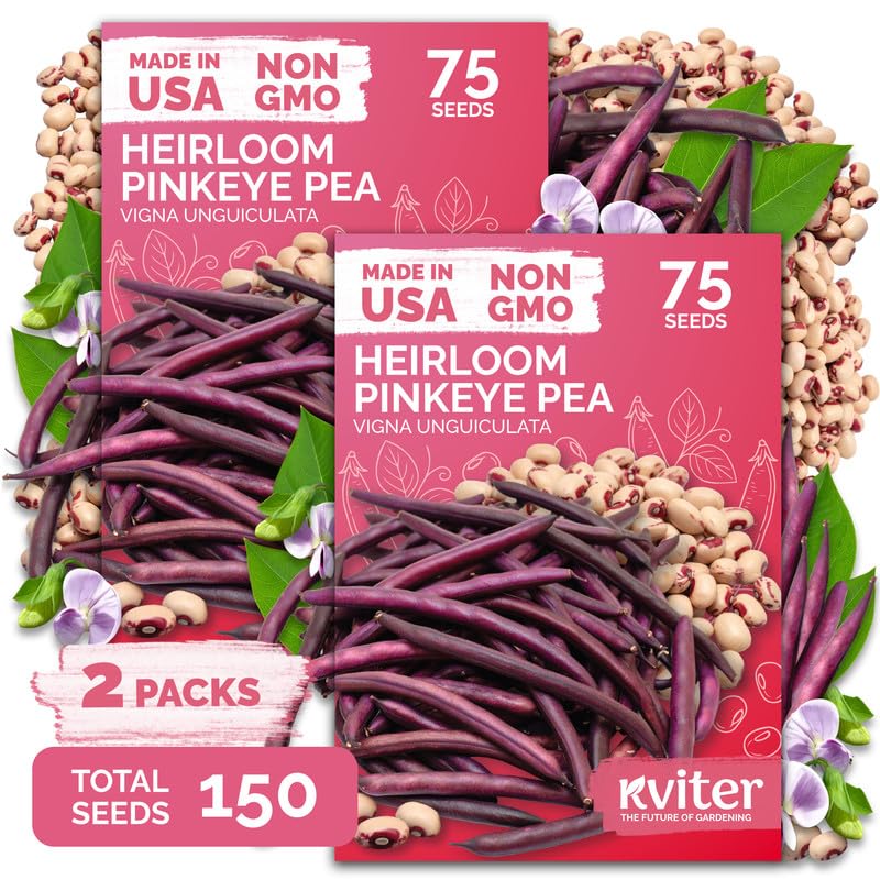 150 Top Pick Pinkeye Cow Pea Heirloom Vegetable Seeds