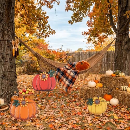 Fall Decorations for Home Outdoor (Red)