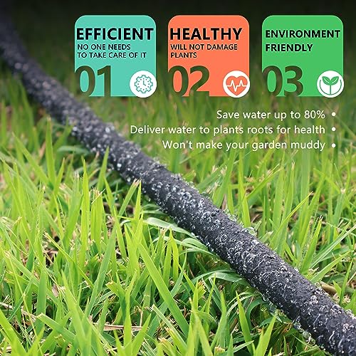 1 2'' Soaker Hose for Garden (25 feet)