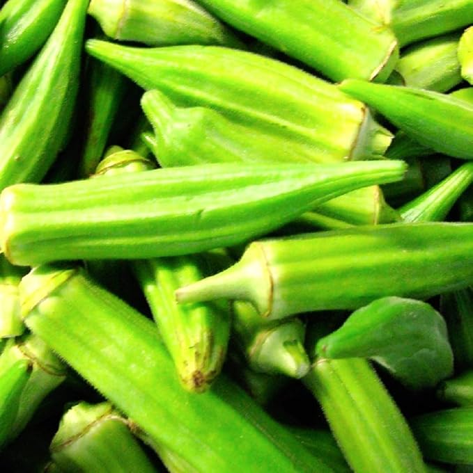 100 Clemson Spineless Okra Seeds for Planting Non GMO Heirloom Seeds Fresh Garden Seed