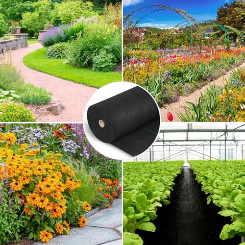 5 oz Heavy Duty Weed Barrier Landscape Fabric (5oz - 6ft x 250ft)