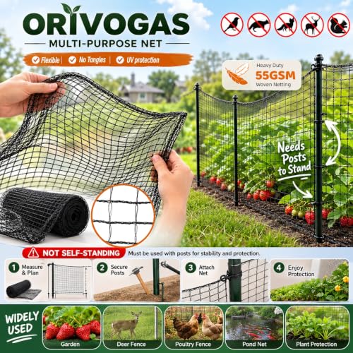 Plastic Mesh Fence Deer Fencing 4x75ft (4ft*75ft)