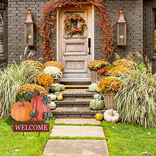 Fall Decorations for Home Outdoor (Orange)