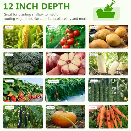 2PCS 8x4x1ft Galvanized Raised Garden Bed Kit (Black / 8x4x1(2PCS))