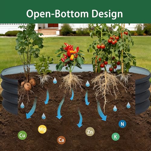 8×4×1 ft Large Gray Raised Garden Bed Planter (Gray / 8×4×1 ft (1 pcs))