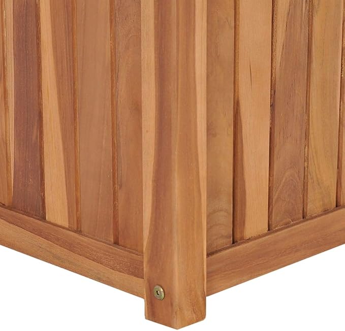 Raised Bed 15.7"x15.7"x15.7" Solid Wood Teak,Raised Garden Bed,Outdoor Planters for Flower Herb Garden