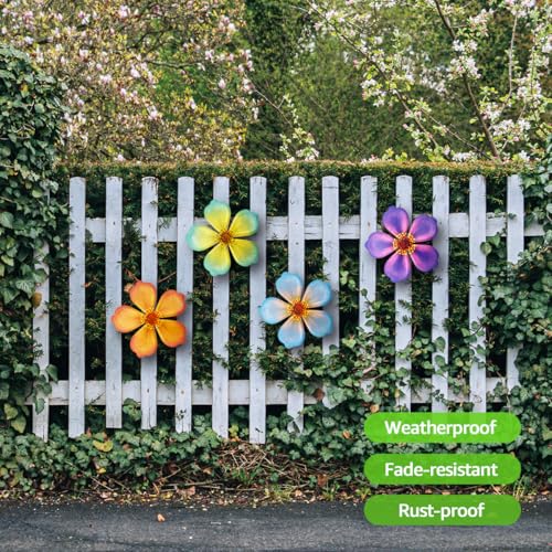 Metal Flowers Wall Decor (Flowers-J)
