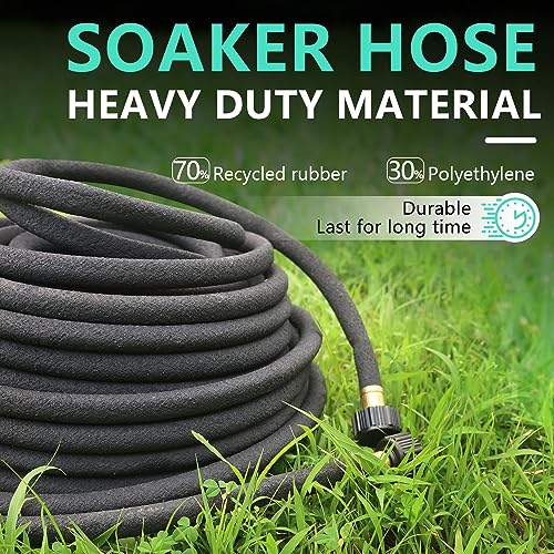 1 2'' Soaker Hose for Garden (25 feet)